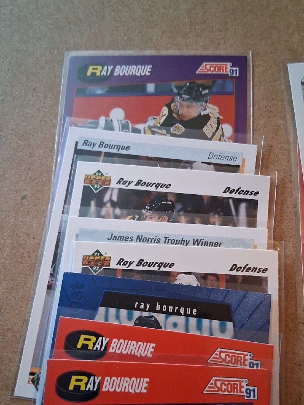Ray Bourque Hockey Card Collection - Boston Bruins - Black & Gold - Picture 3 of 14